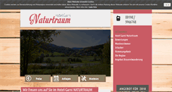 Desktop Screenshot of naturtraum-hotel.de