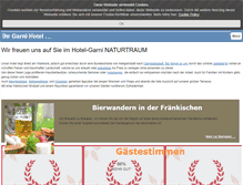 Tablet Screenshot of naturtraum-hotel.de